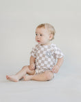 Load image into Gallery viewer, Checkered Shorts Set | Latte