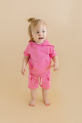 Load image into Gallery viewer, Terry Cargo Shorts Set | Pink