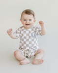 Load image into Gallery viewer, Checkered Shorts Set | Latte