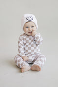 Load image into Gallery viewer, Checkered Smiley Lounge Set | Latte