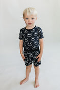 Load image into Gallery viewer, Bamboo Two Piece Shorts Set | Electric Smiley