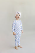 Load image into Gallery viewer, Checkered Smiley Lounge Set | Blue