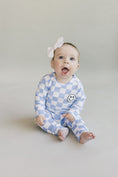 Load image into Gallery viewer, Checkered Smiley Lounge Set | Blue