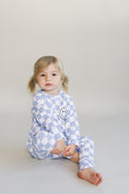 Load image into Gallery viewer, Checkered Smiley Lounge Set | Blue