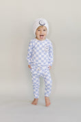 Load image into Gallery viewer, Checkered Smiley Lounge Set | Blue