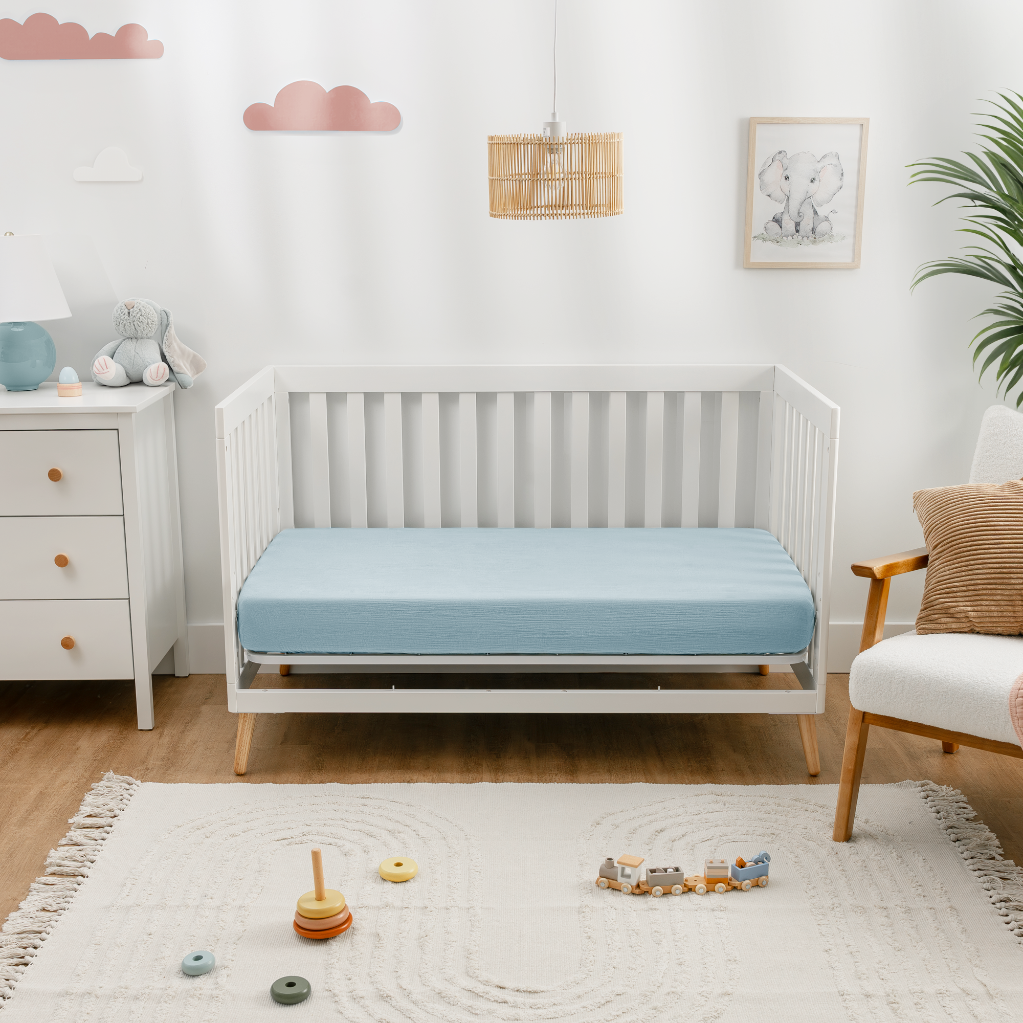 Muslin Fitted Crib Sheet