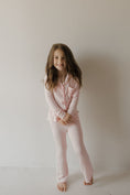 Load image into Gallery viewer, Girl’s Bamboo Button Up Lounge Set | Giselle