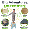 Load image into Gallery viewer, 2-Step Wooden Stool for Kids