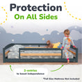 Load image into Gallery viewer, Full-Size Montessori Floor Bed with Strong Slatted Frame