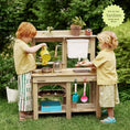 Load image into Gallery viewer, Tiny Land® Mud Kitchen - DuoPlay Outdoor Play Kitchen for Kids