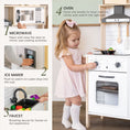 Load image into Gallery viewer, Tiny Land® Interactive Play Kitchen with Sounds & Cookware