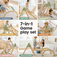 Load image into Gallery viewer, Tiny Land® 7-in-1 Morandi Pikler Triangle Set