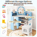 Load image into Gallery viewer, 2-In-1 Kids Vanity Set with Lights for Toddlers 3+ Years Old