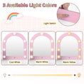 Load image into Gallery viewer, 2-In-1 Kids Vanity Set with Lights for Toddlers 3+ Years Old