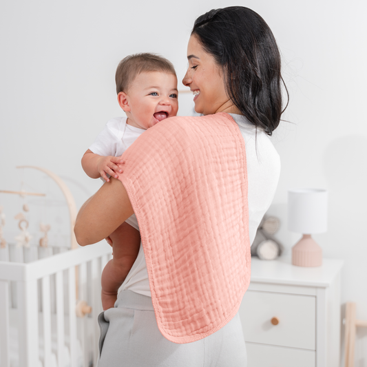 Muslin Burp Cloths in Lace