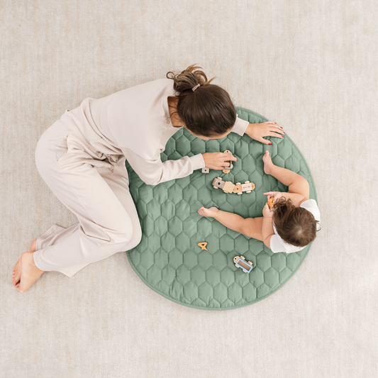 Play Mat with Non-Slip Bottom in Fern