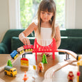 Load image into Gallery viewer, Tiny Land® Wooden Train Set for Children 39 Pcs