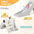 Load image into Gallery viewer, 2 in 1 Baby Slide with Climber for Toddlers Age 18+ Months