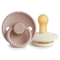 Load image into Gallery viewer, FRIGG Rope Natural Rubber Pacifier 2-Pack