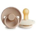 Load image into Gallery viewer, FRIGG Rope Natural Rubber Pacifier 2-Pack
