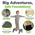 Load image into Gallery viewer, 1-Step Wooden Stool for Kids