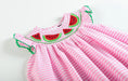 Load image into Gallery viewer, Pink Stripe Smocked Watermelon Dress