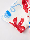 Load image into Gallery viewer, 4th of july Color Bow Printed Short Sleeves Dress