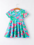 Load image into Gallery viewer, Summer Passion Flamingo Girls Dress