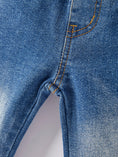 Load image into Gallery viewer, Girls Blue Denim Bell Denim Pants