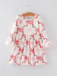Load image into Gallery viewer, Valentine's Day Milk Silk Girls Dress