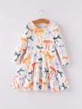 Load image into Gallery viewer, Halloween Bow Spring and Summer Girls Dress