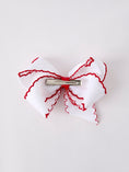 Load image into Gallery viewer, Back-to-school Apple Applique Girls Hairpin 4 Inches/6.25 inches
