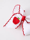 Load image into Gallery viewer, Back-to-school Apple Applique Girls Hairpin 4 Inches/6.25 inches