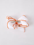 Load image into Gallery viewer, Halloween Pumpkin Bow Hairpin