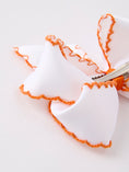 Load image into Gallery viewer, Halloween Pumpkin Bow Hairpin