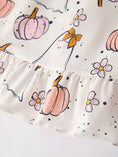 Load image into Gallery viewer, Halloween Pumpkin Ghost Print Cute Girls Dress