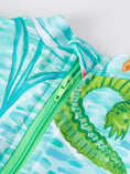 Load image into Gallery viewer, "Crocodile" Green Girls' Swimsuit