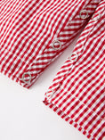 Load image into Gallery viewer, Baseball Baby Boys Smocking Embroidered Plaid Romper