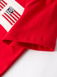 Load image into Gallery viewer, 4th of july Flag Embroidery Smocking Boys Set
