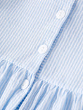 Load image into Gallery viewer, 4th of july Girls' Smocking Star Embroidered Dress