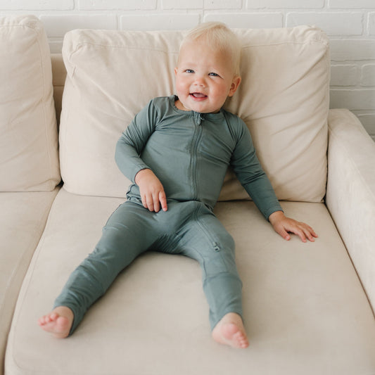 Solid Bamboo Zippy Pajamas - more colors