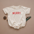 Load image into Gallery viewer, Merry Short Sleeved Sweatshirt Romper
