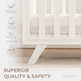 Load image into Gallery viewer, Baby Crib for 0 to 3 Years - All White