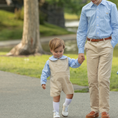 Load image into Gallery viewer, Oliver Overalls in King's Way Khaki Corduroy