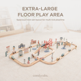 Load image into Gallery viewer, 100-Piece Wooden Train Set for Toddlers Ages 1+