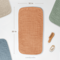 Load image into Gallery viewer, Muslin Burp Cloths in Caramel
