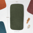 Load image into Gallery viewer, Muslin Burp Cloths in Kelp