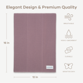 Load image into Gallery viewer, Cotton Burp Cloths in Mulberry
