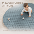 Load image into Gallery viewer, Play Mat with Non-Slip Bottom in Pacific Blue