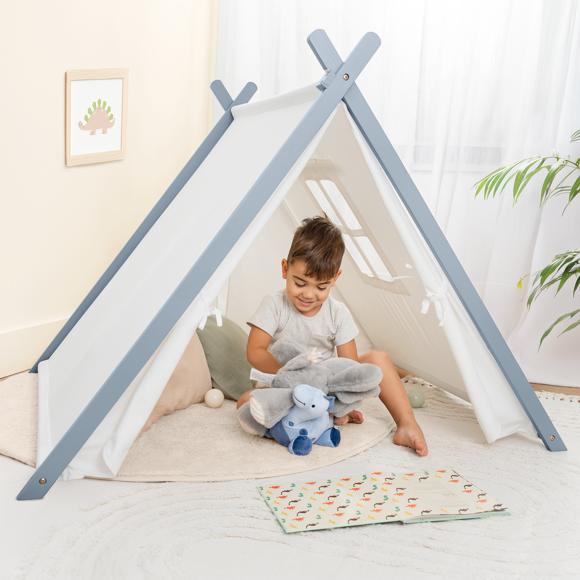 Kids Indoor Play Tent in Pacific Blue